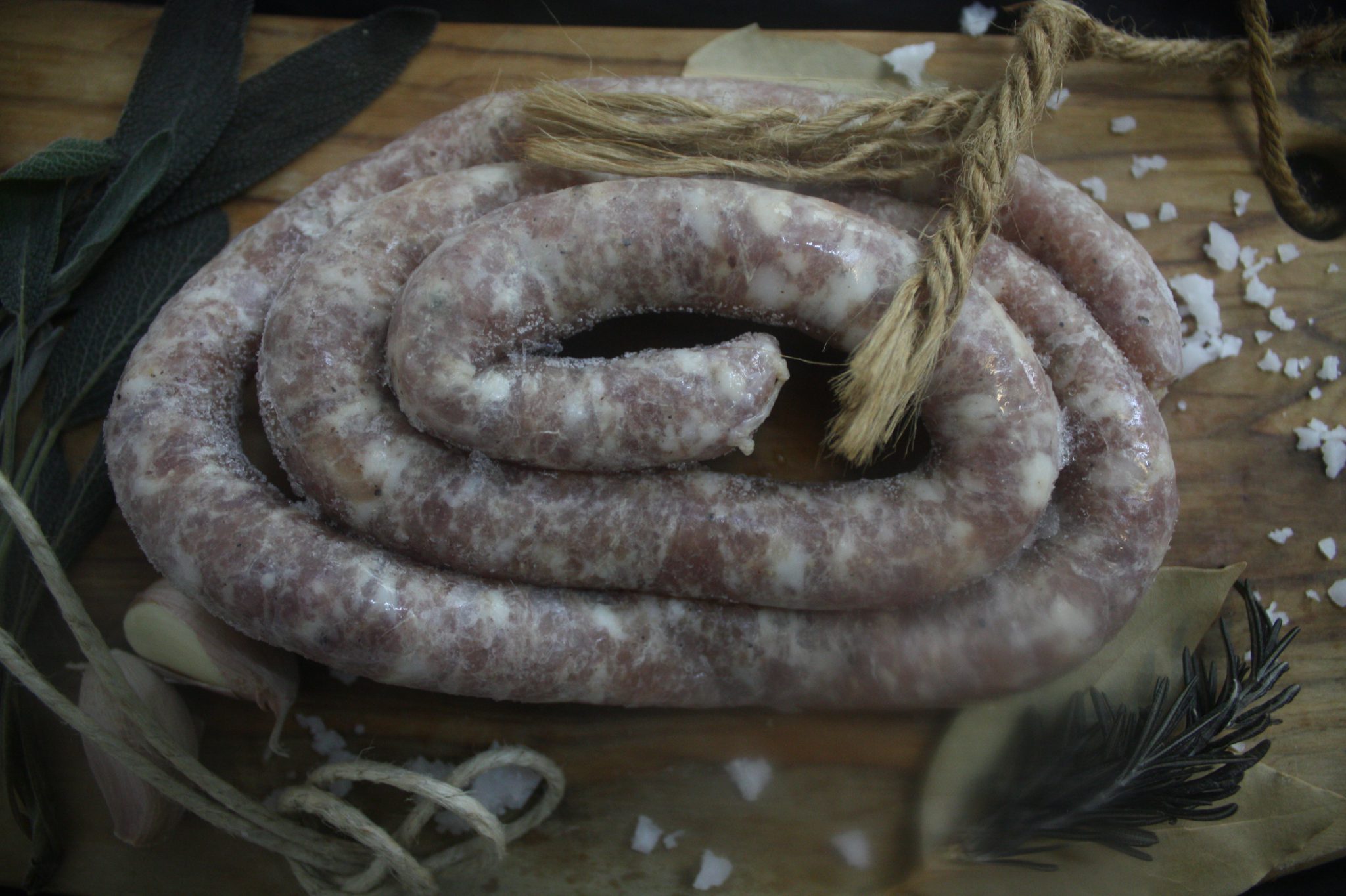 Salsiccia Lucanica Pastificio Romani Italian tradition in Thailand
